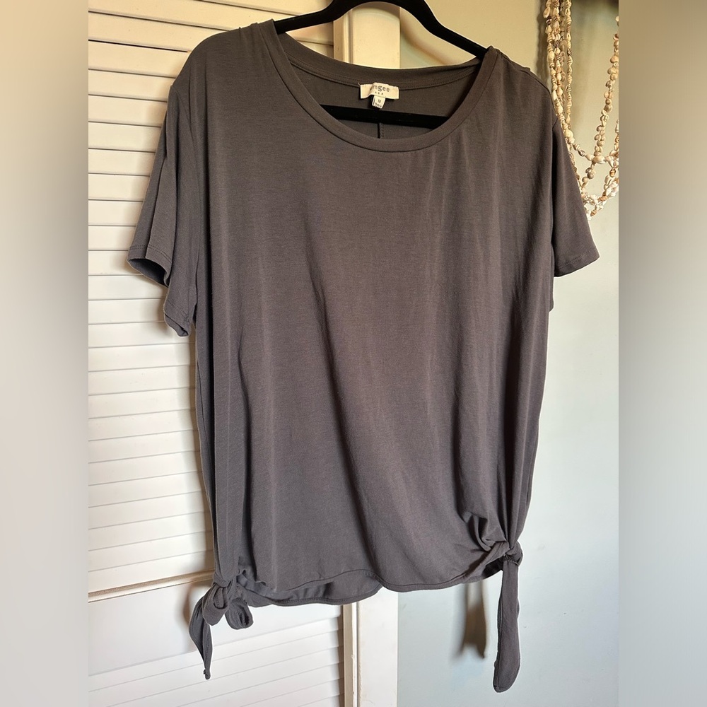 Umgee Knot Short Sleeve Tee